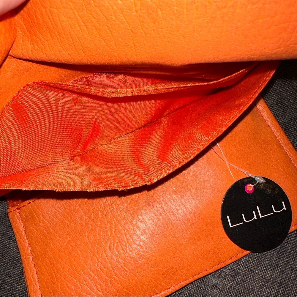 NEW WITH TAG LuLu NYC orange dragonfly wallet - Picture 8 of 14